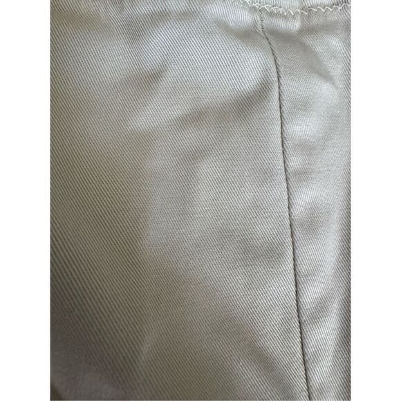 Chic women’s 6 petite pull in high rise 90’s cream pants stretchy waist khaki 10 - Picture 6 of 6